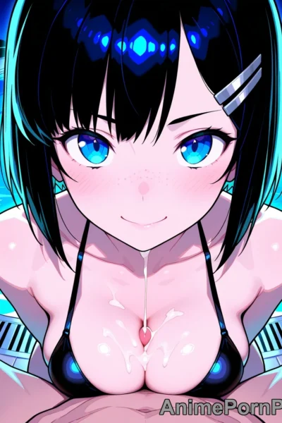 Black Bob Hair in POV Anime Beauty