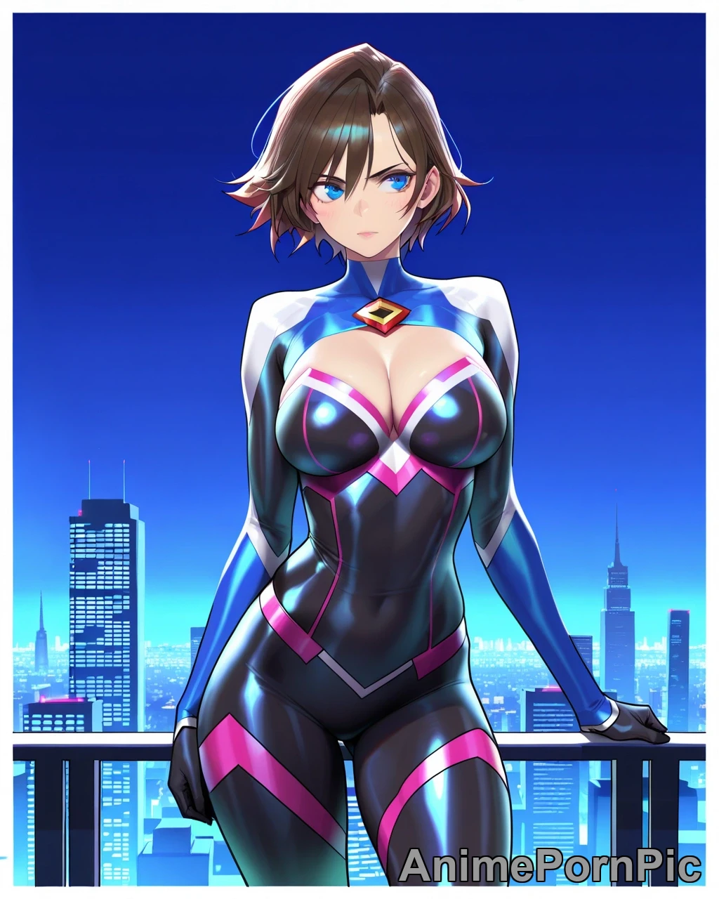 Gorgeous Anime Superheroine Masterpiece