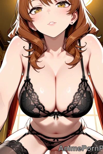 Lingerie Pulled Aside in Candlelit Room