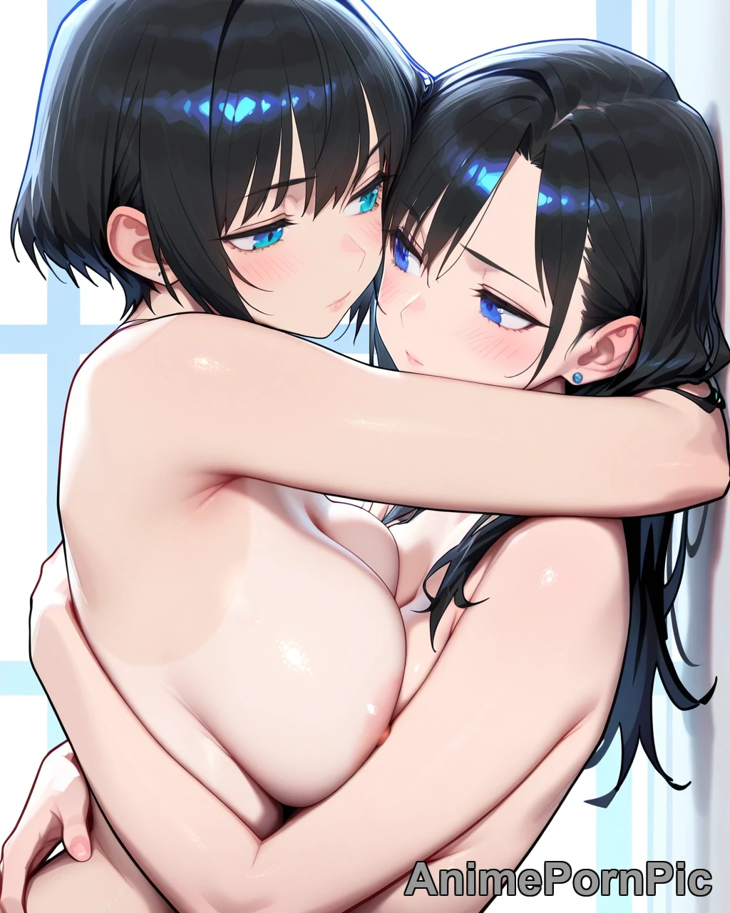 Ultra-Detailed Yuri Anime Beauty Embrace