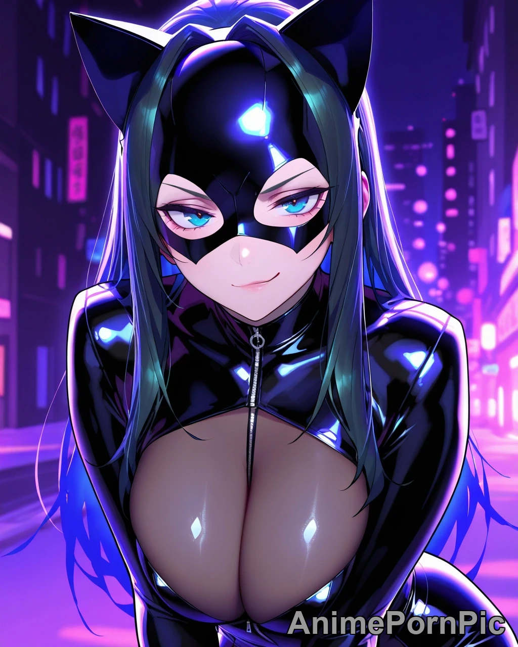 Villainess in Latex: Anime Beauty